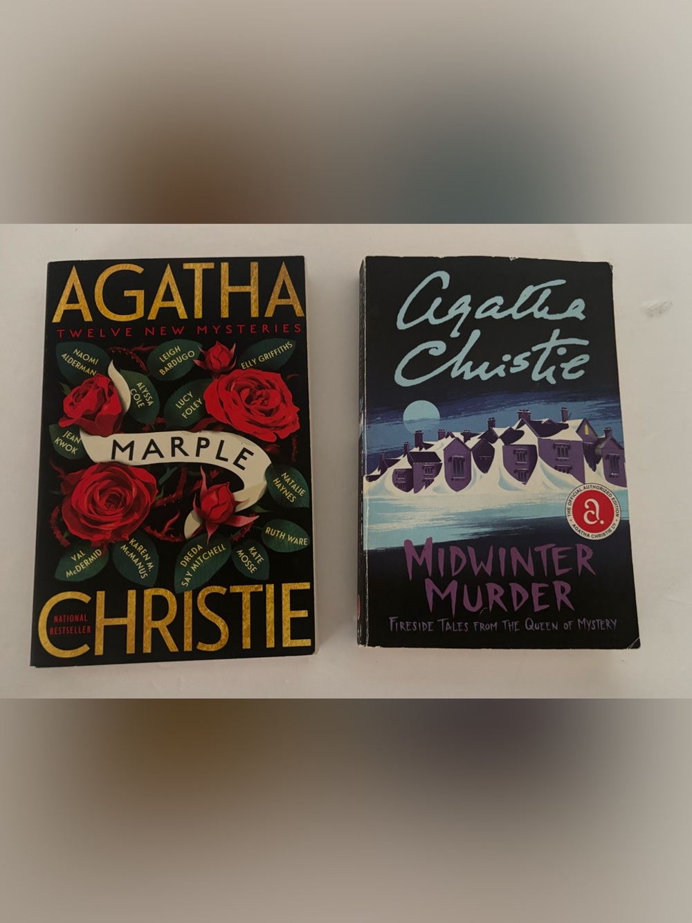 Paperback Mystery Book Bundle - Black, Red & Purple Covers